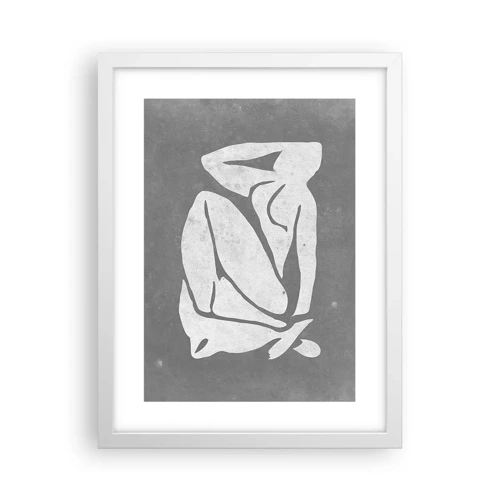 Poster in white frmae - Lost in Thoughts - 30x40 cm