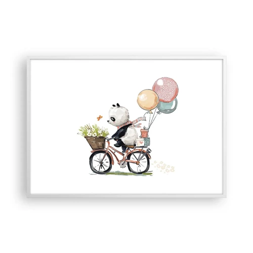 Poster in white frmae - Lucky Day - 100x70 cm