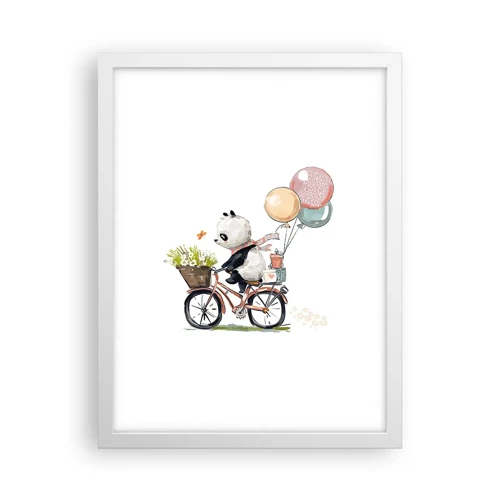 Poster in white frmae - Lucky Day - 30x40 cm