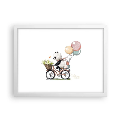 Poster in white frmae - Lucky Day - 40x30 cm