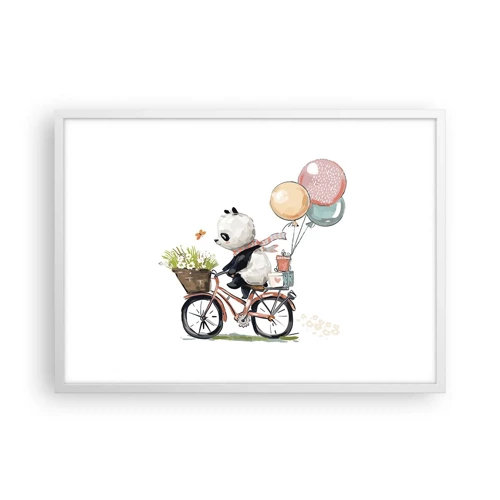 Poster in white frmae - Lucky Day - 70x50 cm