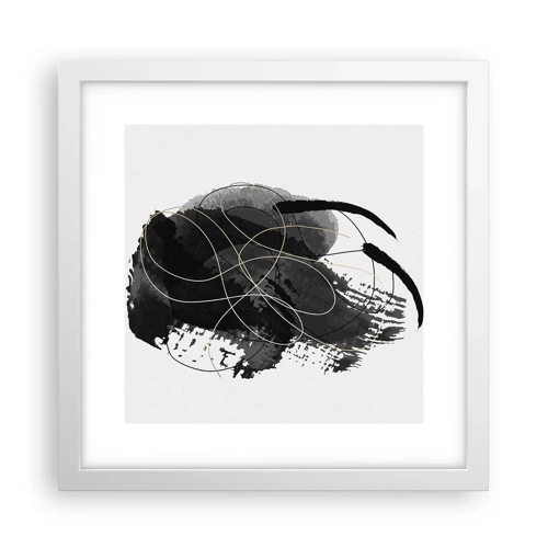 Poster in white frmae - Made from Black - 30x30 cm