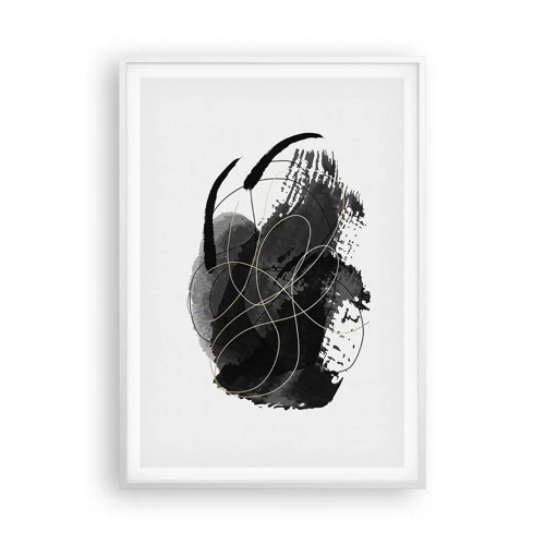 Poster in white frmae - Made from Black - 70x100 cm