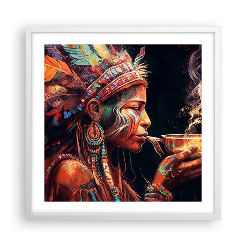 Poster in white frmae - Magical Ritual - 50x50 cm