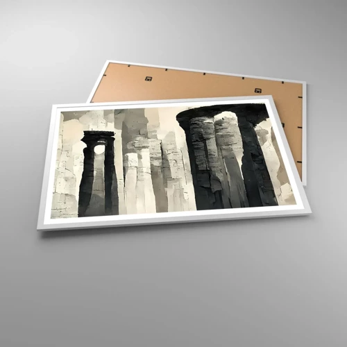 Poster in white frmae - Majesty of Antiquity - 91x61 cm