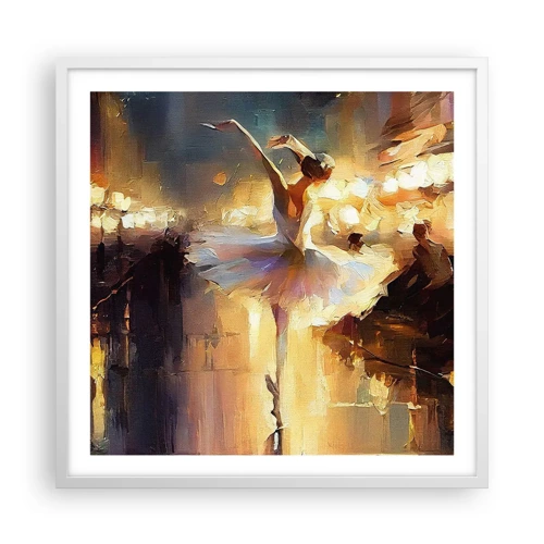 Poster in white frmae - Miracle on the Street - 60x60 cm