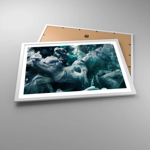 Poster in white frmae - Movement of Colour - 70x50 cm