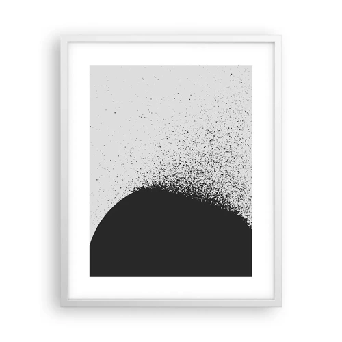 Poster in white frmae - Movement of Particles - 40x50 cm