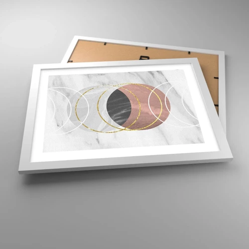 Poster in white frmae - Music of the Spheres - 40x30 cm