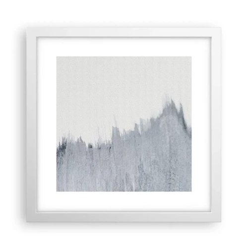 Poster in white frmae - Mysterious Writing - 30x30 cm