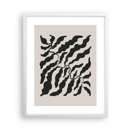 Poster in white frmae - Nature of a Square - 40x50 cm