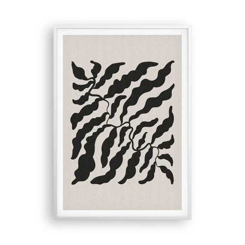 Poster in white frmae - Nature of a Square - 70x100 cm