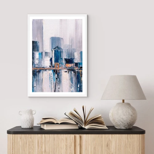 Poster in white frmae - New York Impression - 40x50 cm