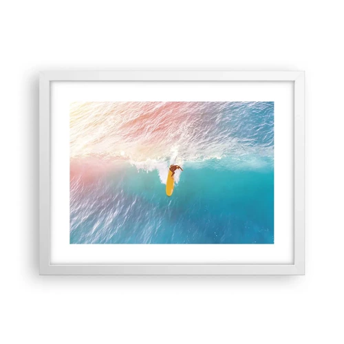 Poster in white frmae - Ocean Rider - 40x30 cm