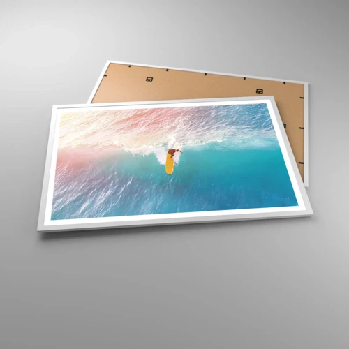 Poster in white frmae - Ocean Rider - 91x61 cm