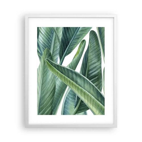 Poster in white frmae - Only Green Itself - 40x50 cm