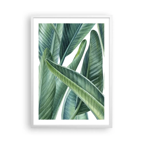 Poster in white frmae - Only Green Itself - 50x70 cm