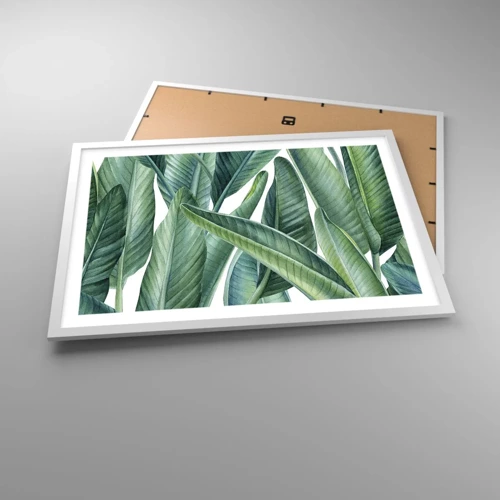 Poster in white frmae - Only Green Itself - 70x50 cm