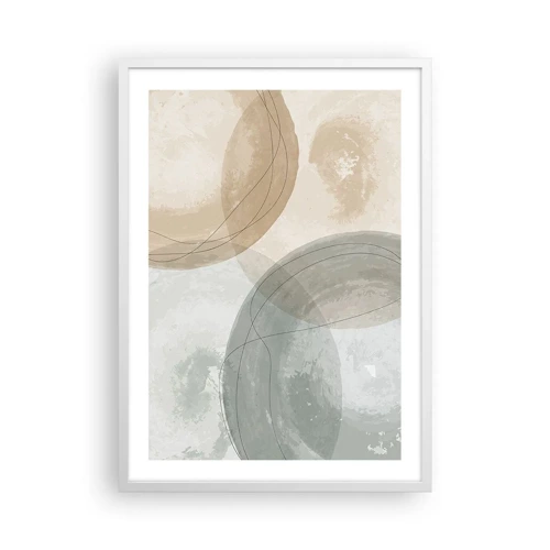 Poster in white frmae - Permeation of Worlds - 50x70 cm