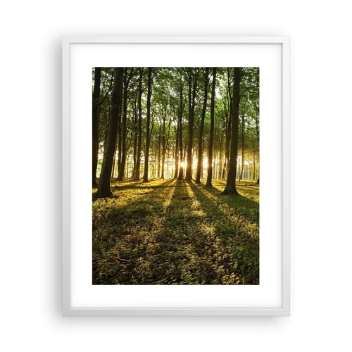 Poster in white frmae - Photography of All Springs - 40x50 cm