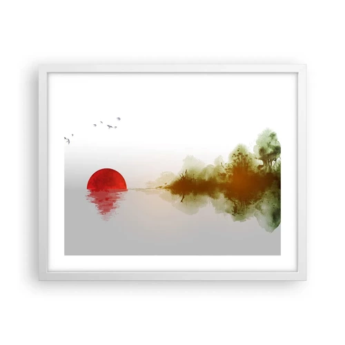 Poster in white frmae - Promise of Peace - 50x40 cm