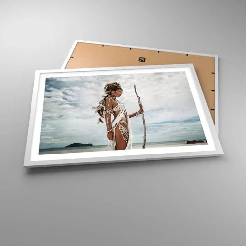 Poster in white frmae - Queen of the Tropics - 70x50 cm