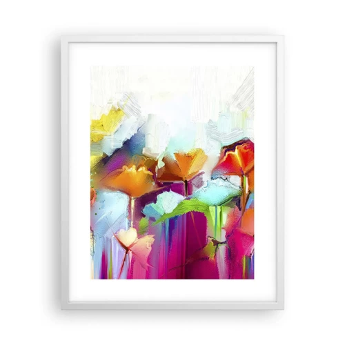 Poster in white frmae - Rainbow Has Bloomed - 40x50 cm