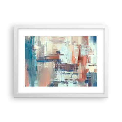 Poster in white frmae - Reaching Light - 40x30 cm