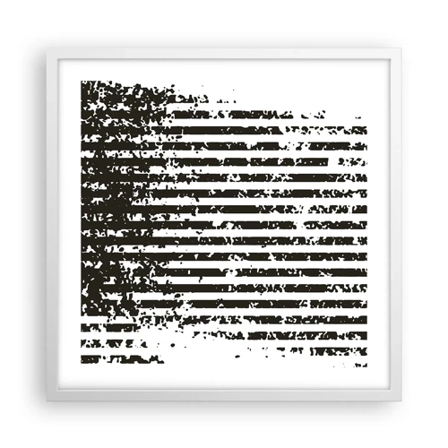 Poster in white frmae - Rhythm and Noise - 50x50 cm