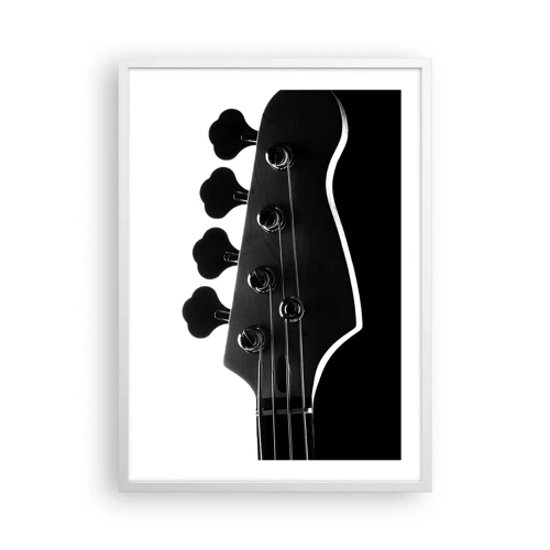 Poster in white frmae - Rock Silence - 50x70 cm