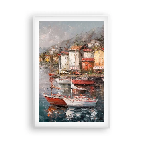 Poster in white frmae - Romantic Marina - 61x91 cm