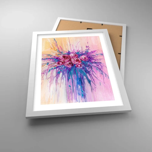 Poster in white frmae - Rose Fountain - 30x40 cm