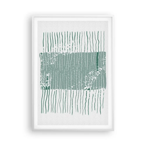 Poster in white frmae - Sea Abstract - 70x100 cm