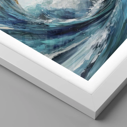 Poster in white frmae - Sea Portal - 40x50 cm