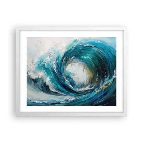 Poster in white frmae - Sea Portal - 50x40 cm