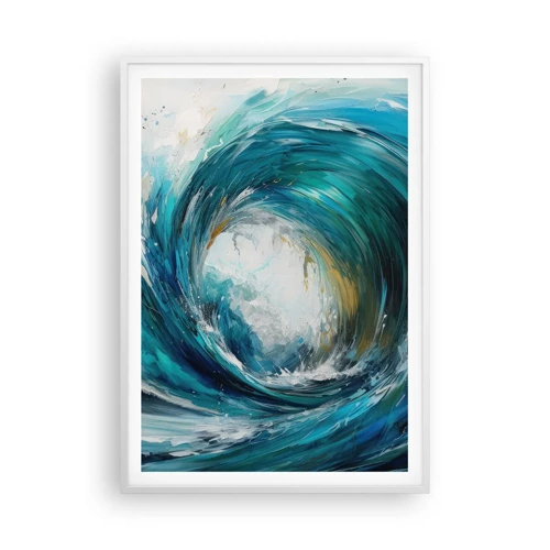 Poster in white frmae - Sea Portal - 70x100 cm