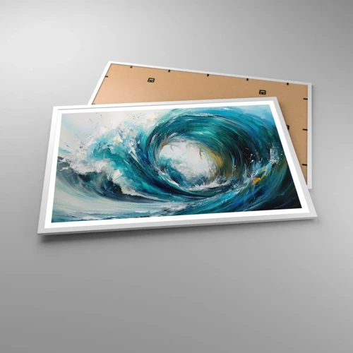 Poster in white frmae - Sea Portal - 91x61 cm