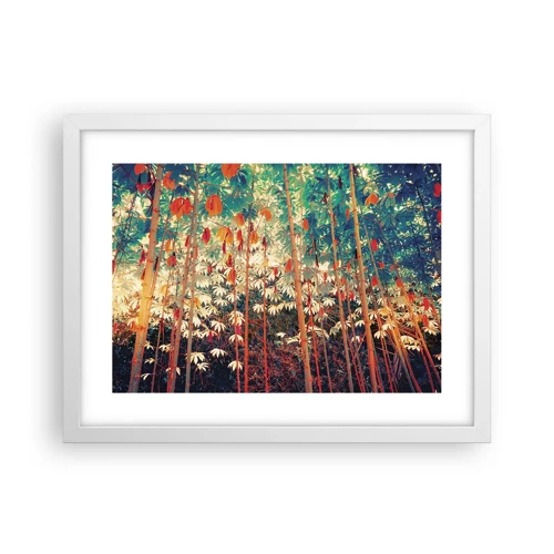 Poster in white frmae - Secret Life of Leaves - 40x30 cm