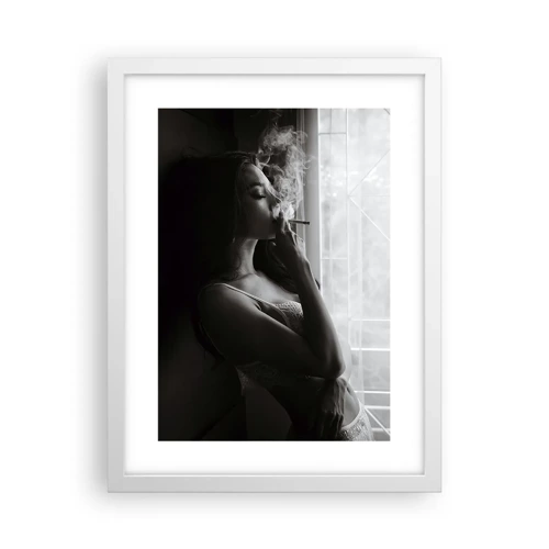 Poster in white frmae - Sensual Moment - 30x40 cm