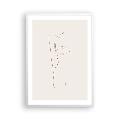 Poster in white frmae - Shape of Desire - 50x70 cm