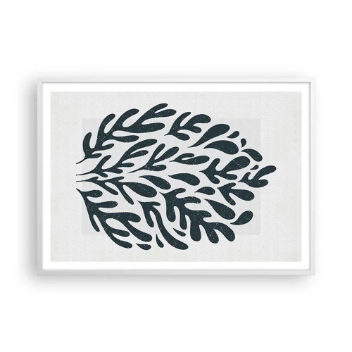 Poster in white frmae - Shapes of Nature - 100x70 cm