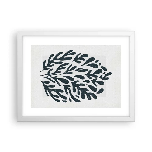 Poster in white frmae - Shapes of Nature - 40x30 cm