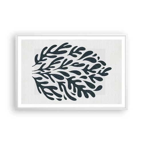 Poster in white frmae - Shapes of Nature - 91x61 cm