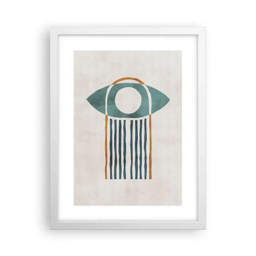 Poster in white frmae - Signs and Rituals - 30x40 cm