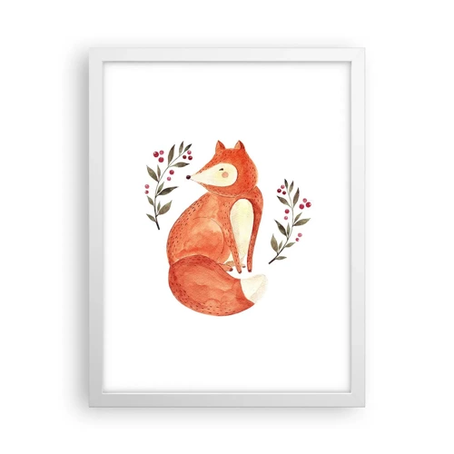 Poster in white frmae - Small Ginger - 30x40 cm