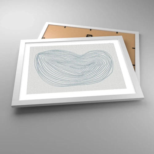 Poster in white frmae - Smile of a Drop - 40x30 cm