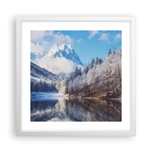 Poster in white frmae - Snow Patrol - 40x40 cm