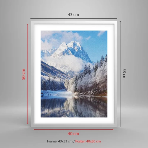 Poster in white frmae - Snow Patrol - 40x50 cm