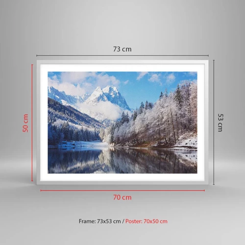 Poster in white frmae - Snow Patrol - 70x50 cm