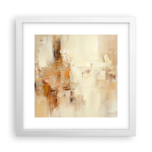 Poster in white frmae - Soul of Amber - 30x30 cm